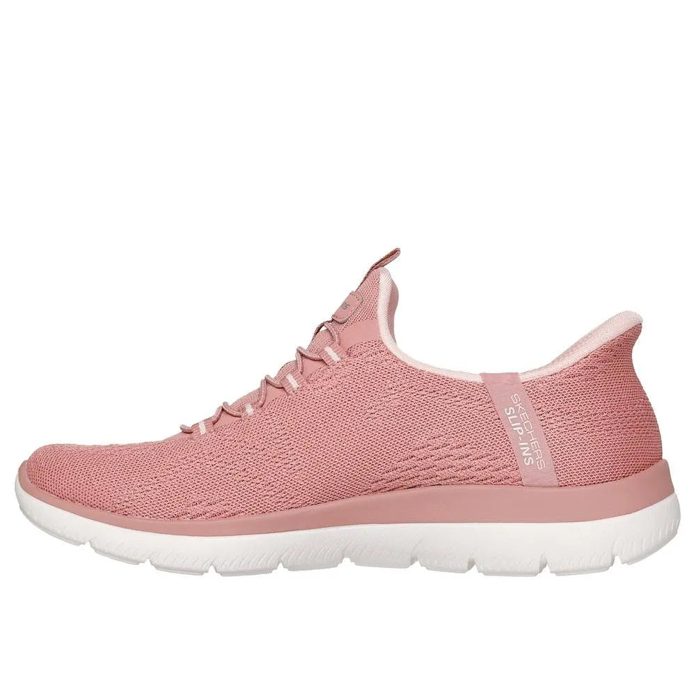 Skechers 150284 Summits Dream Chaser Ladies Rust Textile Vegan Slip On Trainers