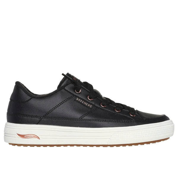 Skechers 177189 Arch Fit Arcade - On Ladies Black Arch Support Slip On Trainers-elevate your sole