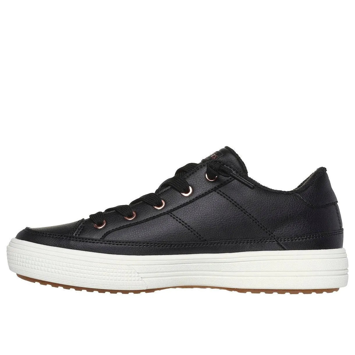 Skechers 177189 Arch Fit Arcade - On Ladies Black Arch Support Slip On Trainers-elevate your sole