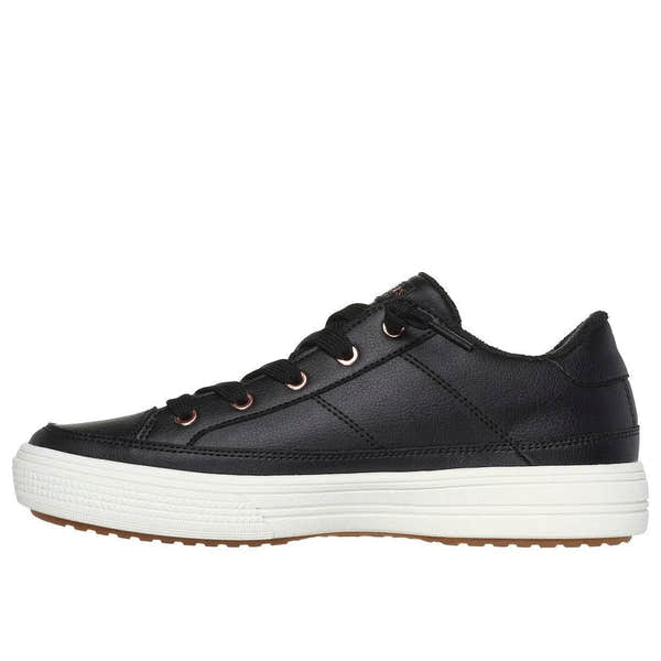 Skechers 177189 Arch Fit Arcade - On Ladies Black Arch Support Slip On Trainers-elevate your sole