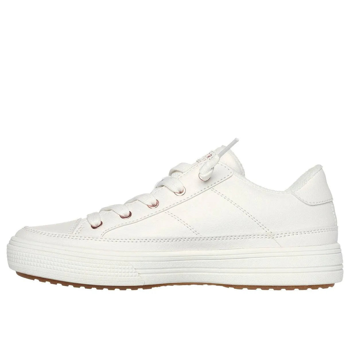 Skechers 177189 Arch Fit Arcade - On Ladies White Arch Support Slip On Trainers-elevate your sole
