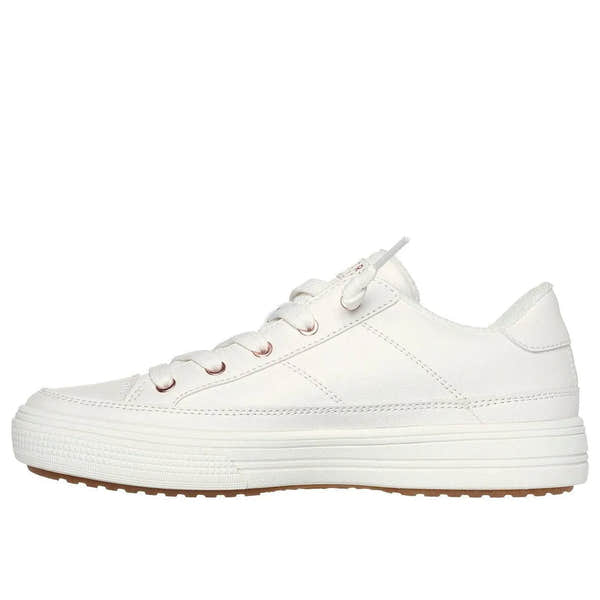 Skechers 177189 Arch Fit Arcade - On Ladies White Arch Support Slip On Trainers-elevate your sole