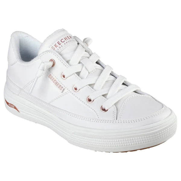 Skechers 177189 Arch Fit Arcade - On Ladies White Arch Support Slip On Trainers-elevate your sole