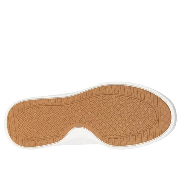 Skechers Arch Fit Arcade See Ya There Ladies white vegan textile slip-on trainers with arch support and gum rubber outsole.