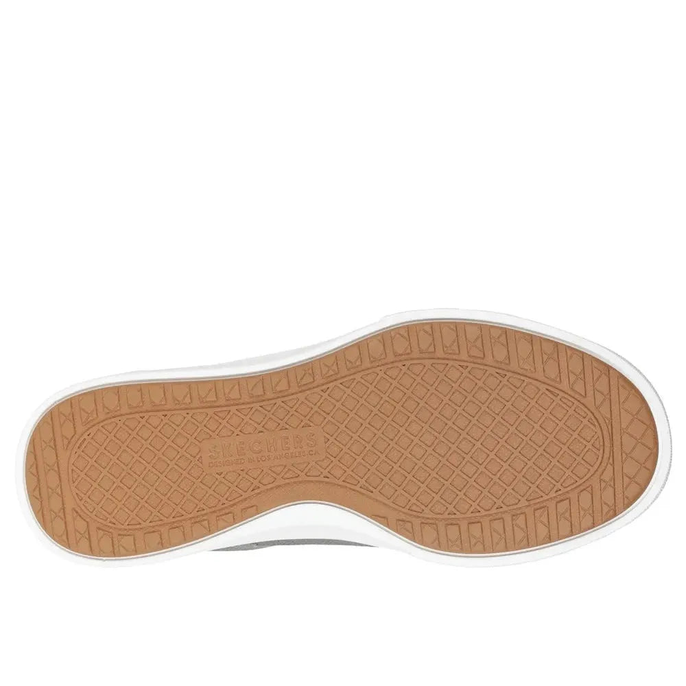 Skechers Arch Fit Arcade-See Ya There men's olive textile slip-on trainers with supportive arch named sole.