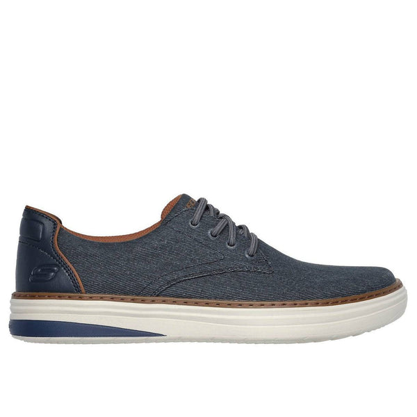 Skechers 205135 Hyland - Ratner Mens Navy Textile Vegan Slip On Shoes-elevate your sole