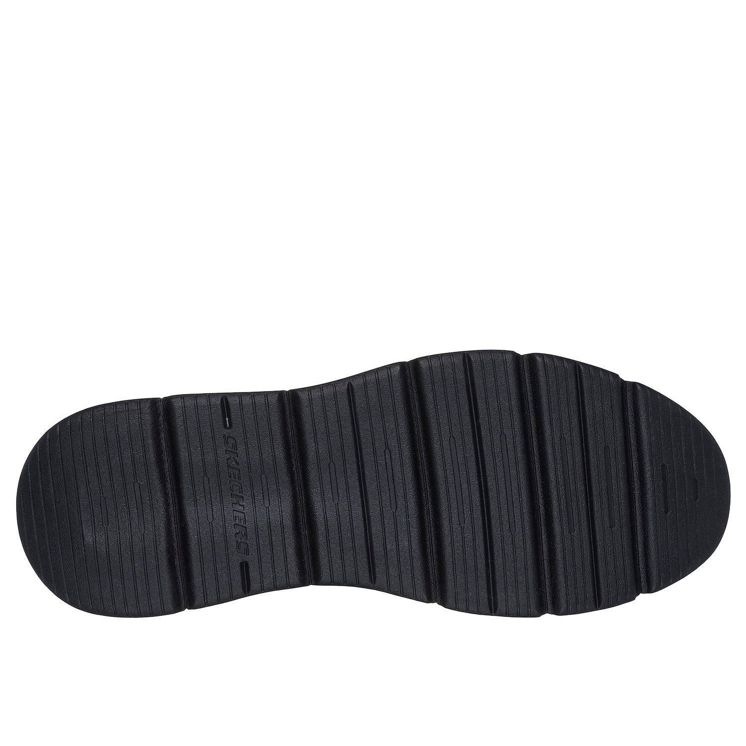 Skechers 205227 Augustino - Paulo Mens Black Leather Arch Support Pull On Ankle Boots-elevate your sole