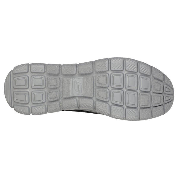 Skechers 232399 Track Ripkent Mens Black & Charcoal Textile Lace Up Trainers-elevate your sole