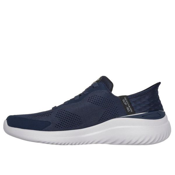 Skechers 232459 Bounder 2.0 - Emerged Mens Navy Textile Vegan Lace Up Trainers-elevate your sole