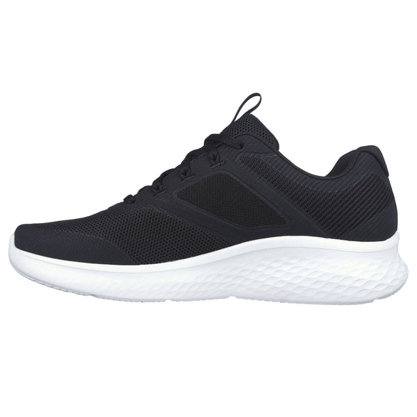 Skechers 232594 Skech Lite Pro New Century Mens Black And White Textile Lace Up Trainers-elevate your sole