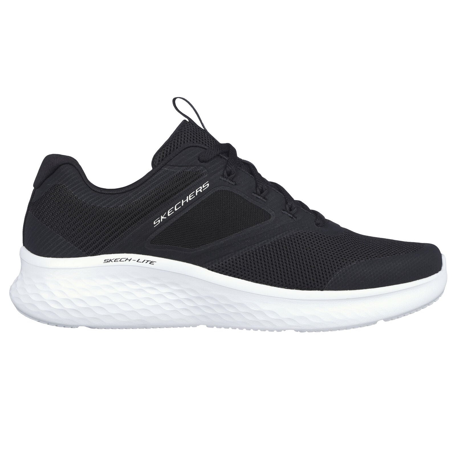 Skechers 232594 Skech Lite Pro New Century Mens Black And White Textile Lace Up Trainers-elevate your sole