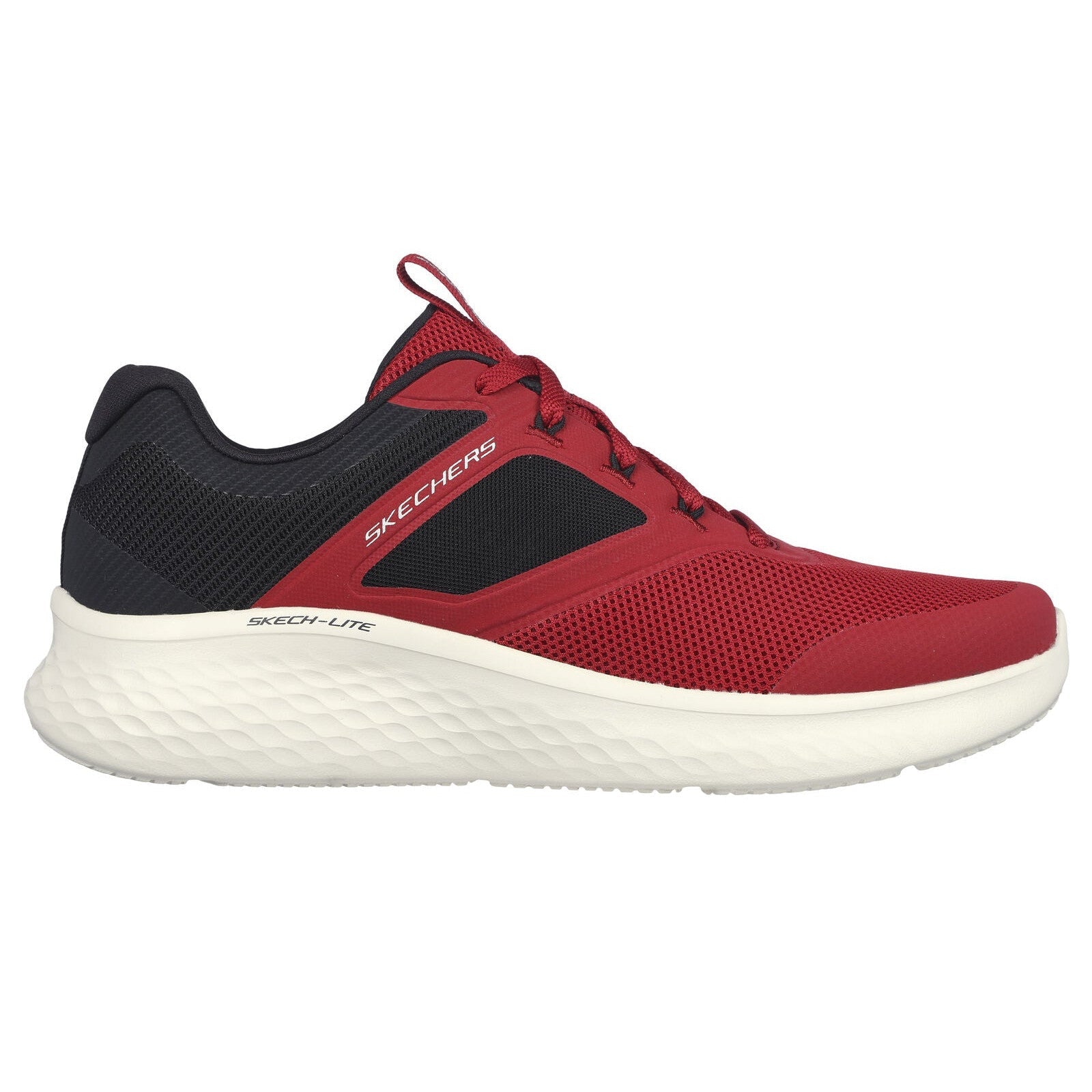 Skechers 232594 Skech Lite Pro New Century Mens Red And Black Textile Lace Up Trainers-elevate your sole