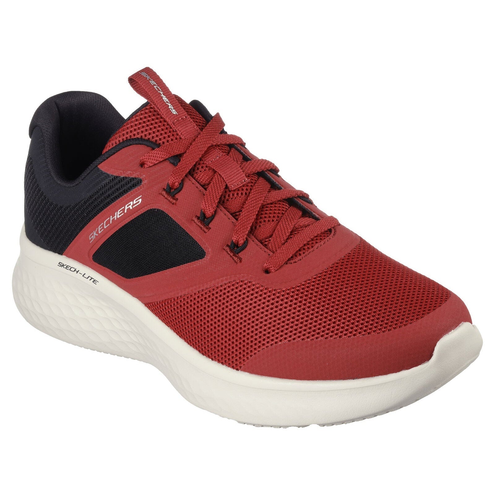Skechers 232594 Skech Lite Pro New Century Mens Red And Black Textile Lace Up Trainers-elevate your sole