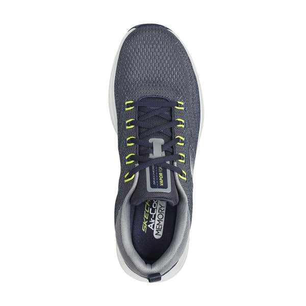 Skechers 232626 Vapor Foam Varien Mens Navy & Grey Textile Trainers-elevate your sole