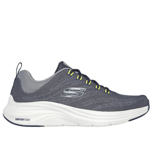 Skechers 232626 Vapor Foam Varien Mens Navy & Grey Textile Trainers-elevate your sole
