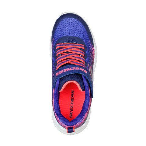 Skechers 302430N Go Run 650 Girls Navy Multi Touch Fastening Trainers-elevate your sole