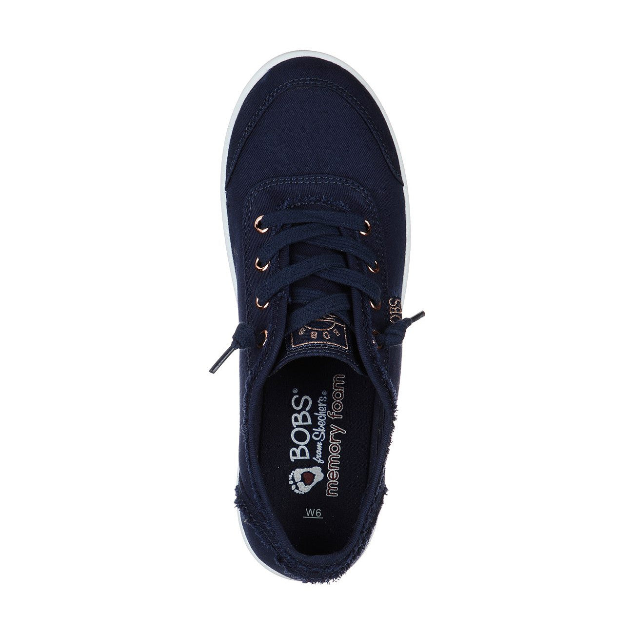 Skechers 33492 Bobs B Cute Ladies Navy Slip On Shoes-elevate your sole