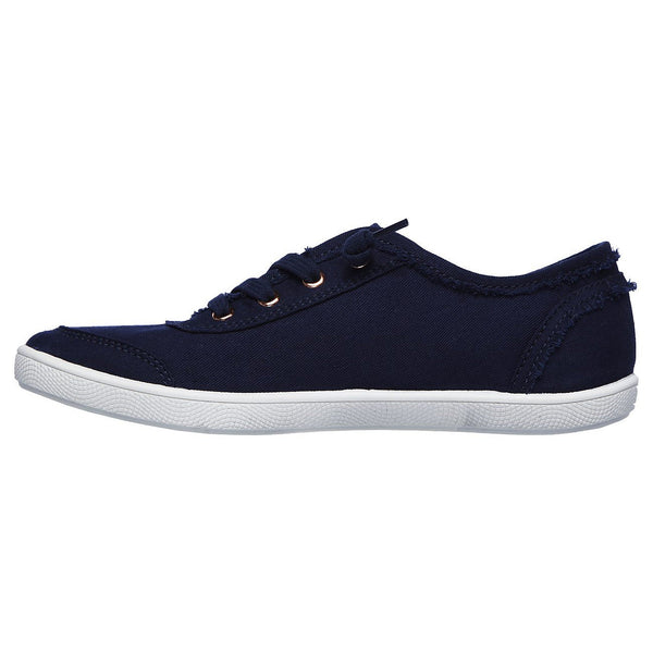 Skechers 33492 Bobs B Cute Ladies Navy Slip On Shoes-elevate your sole
