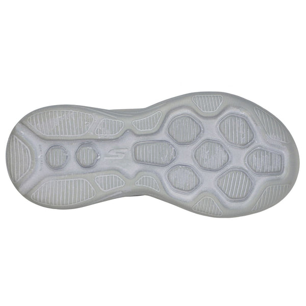 Skechers 405100L Go Run 400 V2 Omega Boys Navy And Lime Green Textile Lace Up Trainers-elevate your sole