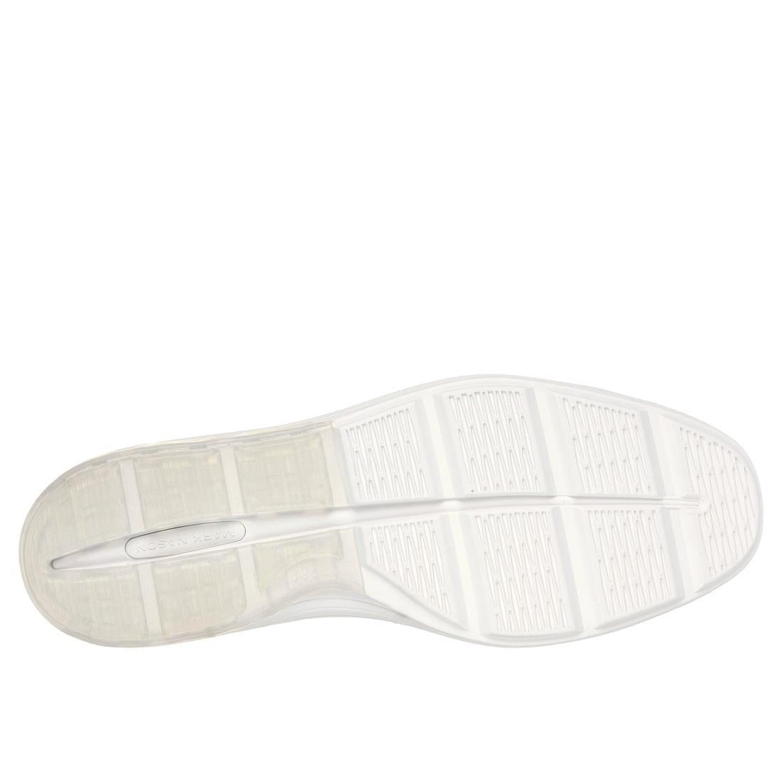 Skechers Mark Nason Abbott men's casual lace-up trainers with cognac leather and textile upper, white sole, and stylish design.