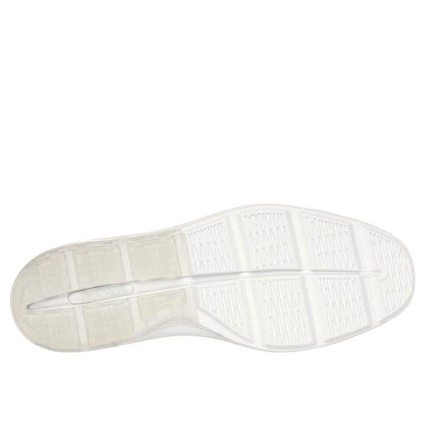 Skechers Mark Nason Abbott men's casual lace-up trainers with cognac leather and textile upper, white sole, and stylish design.
