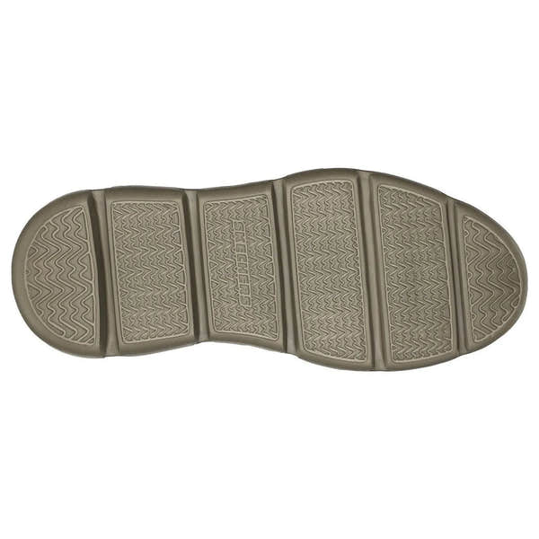 Skechers Slip-ins 205046 Garza Gervin Mens Dark Brown Leather Slip On Shoes-elevate your sole