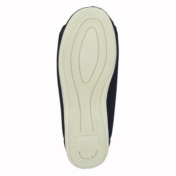 Sleepers MS1524C Terry Mens Navy Blue Extra Wide Touch Fastening Slippers-elevate your sole
