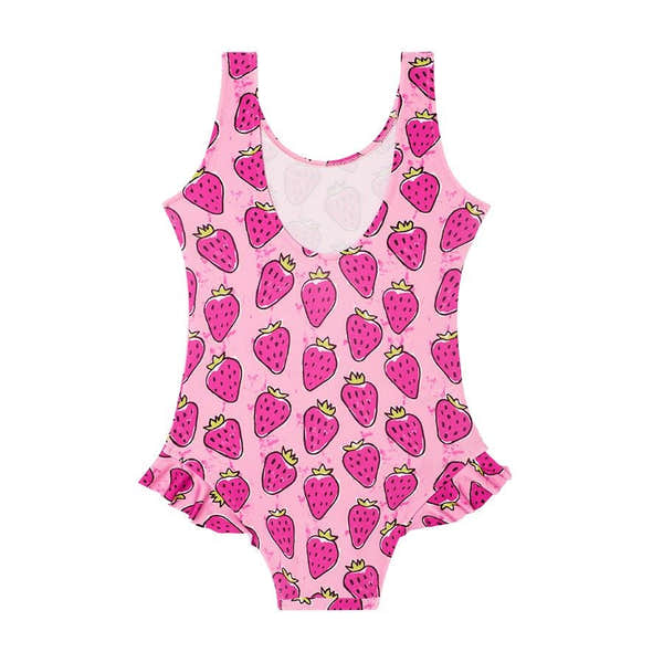 Slipfree Strawberry Children's Swimsuit-elevate your sole