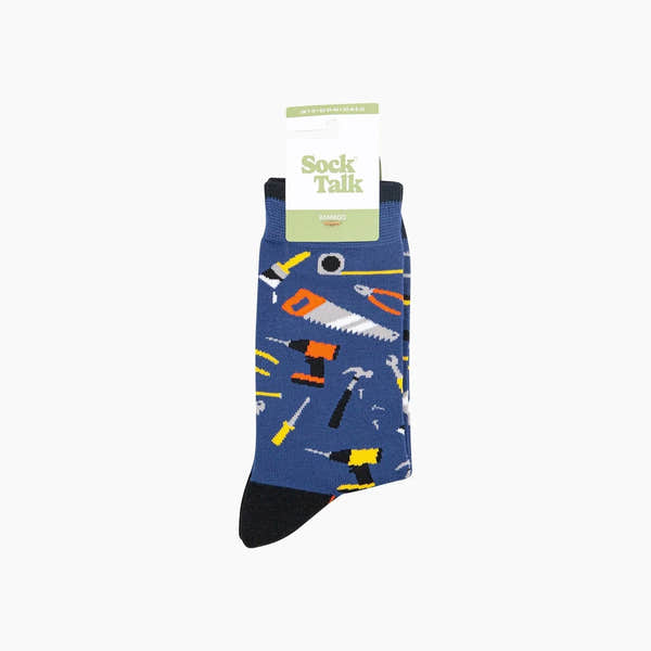 Sock Talk DIY Tools Bamboo Socks in Blue