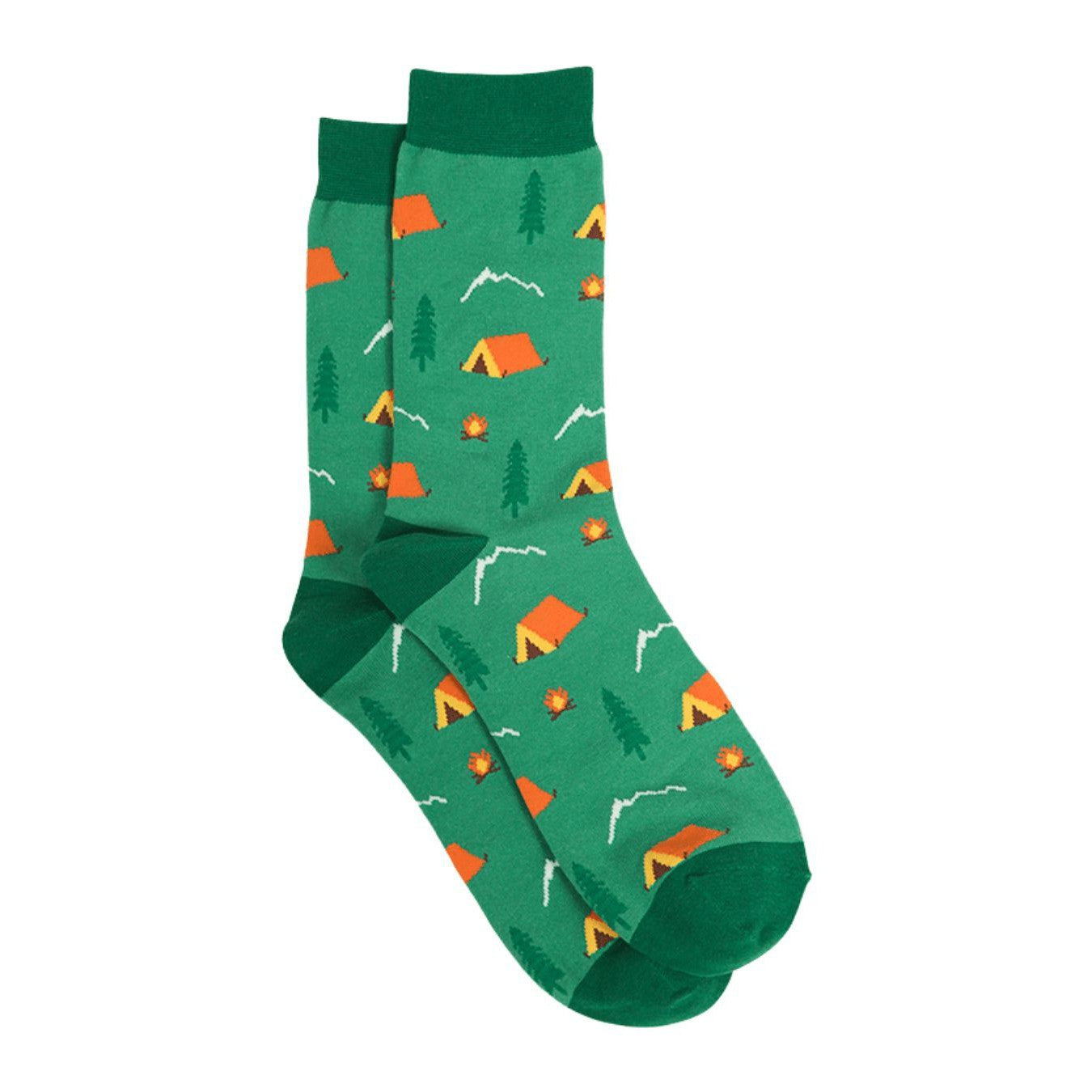 Sock Talk Green Bamboo Camping and Campsite Tent Socks-elevate your sole