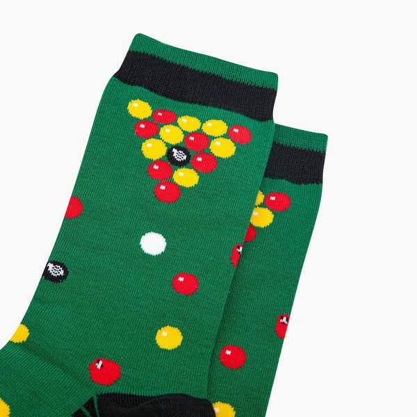 Sock Talk Pool Table Bamboo Socks in Green
