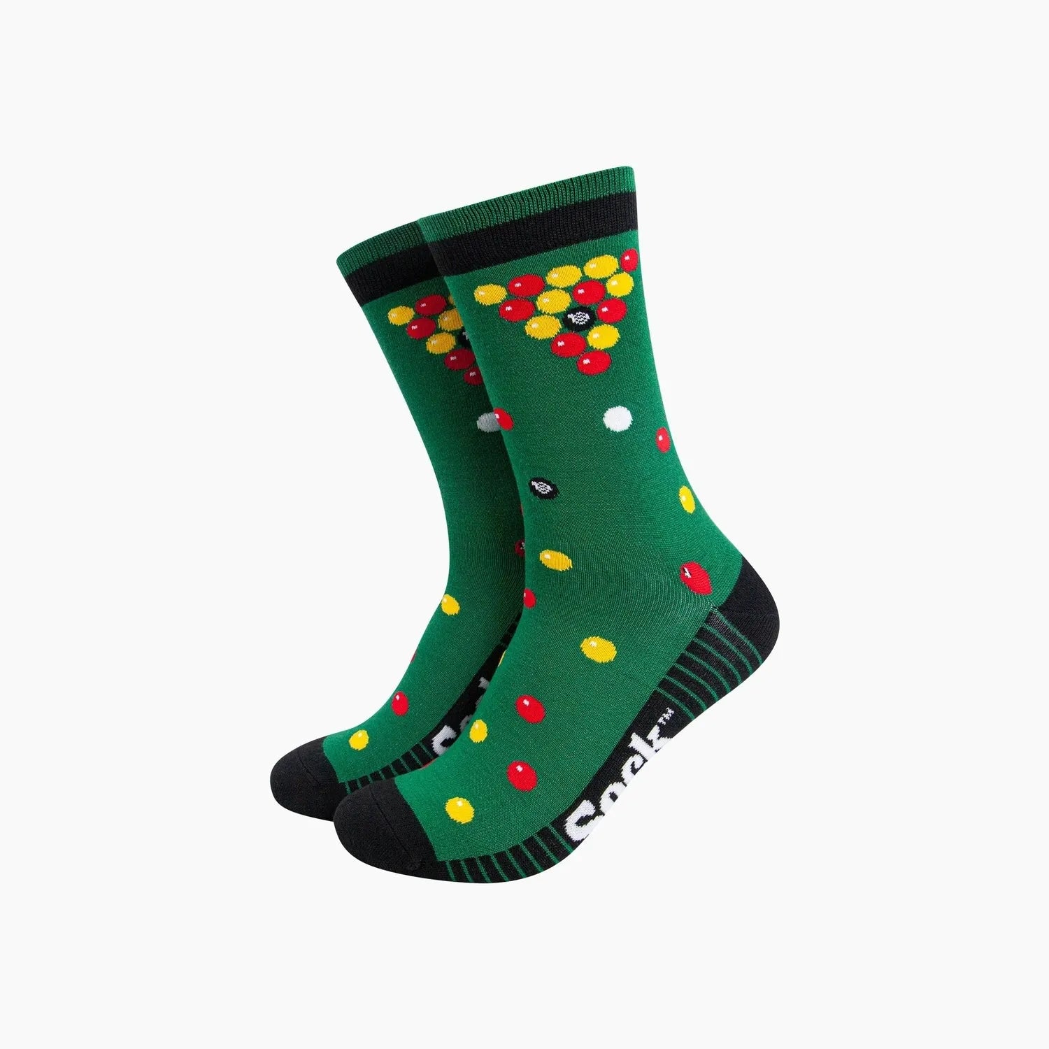 Sock Talk Pool Table Bamboo Socks in Green