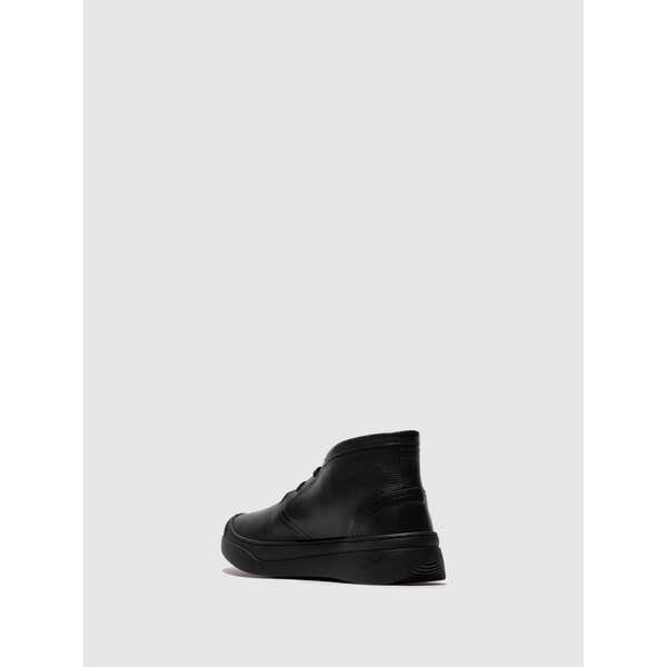 Softinos ALTI772SOF Ladies Navy Lace Up Ankle Boots-elevate your sole