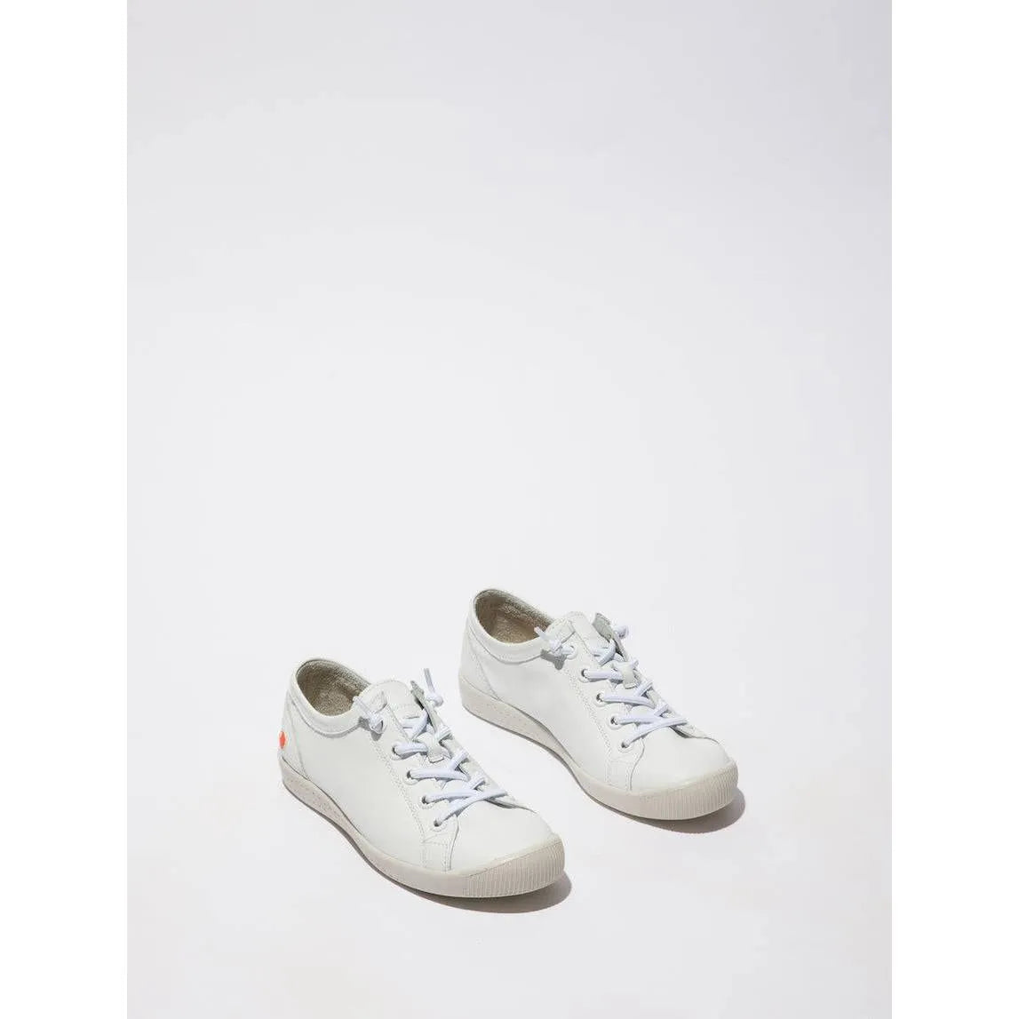 Softinos Isla II 557 Ladies White Leather Elasticated Shoes-elevate your sole