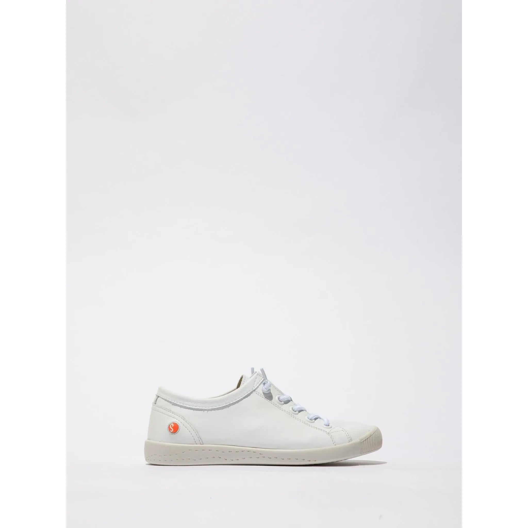 Softinos Isla II 557 Ladies White Leather Elasticated Shoes-elevate your sole