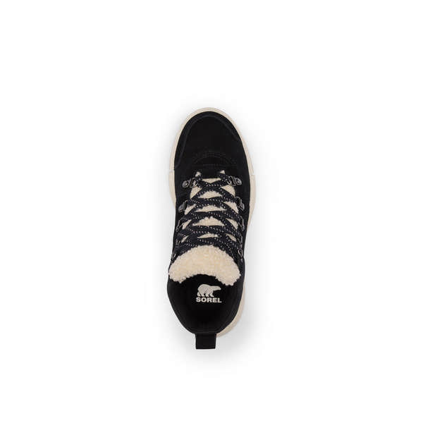Sorel Explorer Next™ Hiker 010 Ladies Black & Seasalt Suede Waterproof Lace Up Ankle Boots-elevate your sole