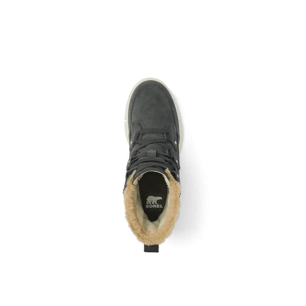 Sorel Explorer Next™ Joan 028 Ladies Grill & Fawn Suede Waterproof Lace Up Ankle Boots-elevate your sole