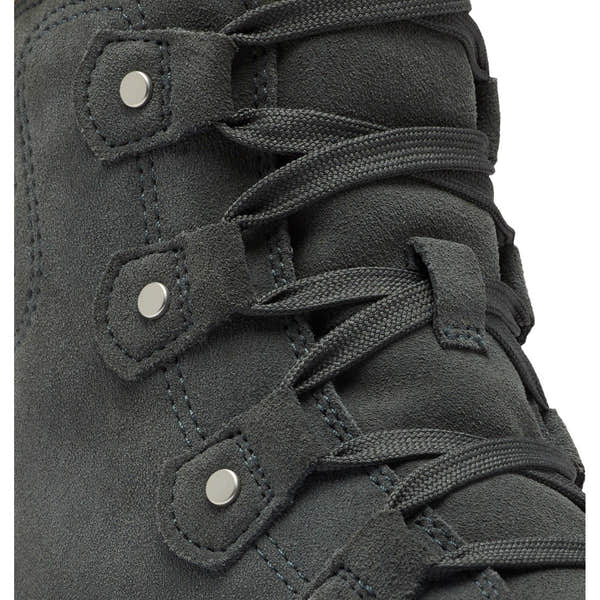 Sorel Explorer Next™ Joan 028 Ladies Grill & Fawn Suede Waterproof Lace Up Ankle Boots-elevate your sole