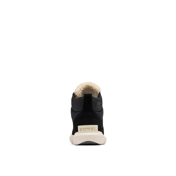 Sorel Explorer Next™ Hiker 010 Ladies Black & Seasalt Suede Waterproof Lace Up Ankle Boots-elevate your sole