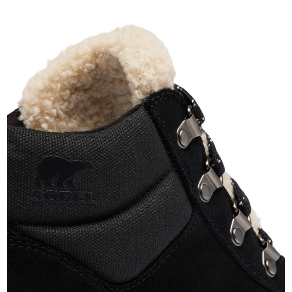Sorel Explorer Next™ Hiker 010 Ladies Black & Seasalt Suede Waterproof Lace Up Ankle Boots-elevate your sole