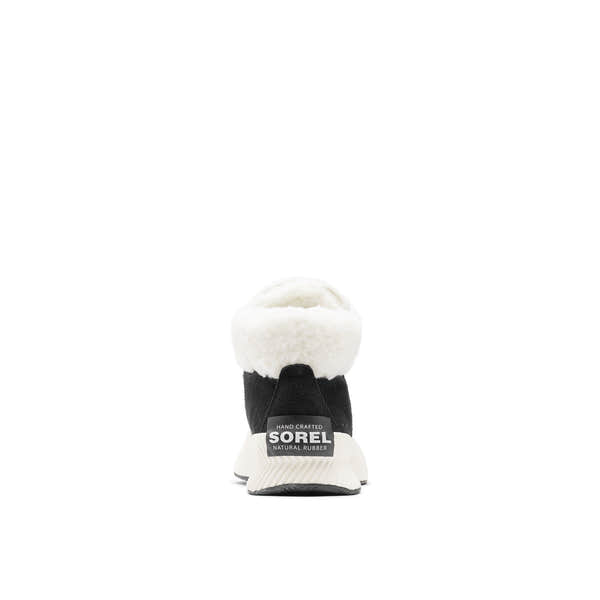 Sorel Out N About™ Iii Conquest 010 Ladies Black & Seasalt Suede Waterproof Lace Up Ankle Boots-elevate your sole