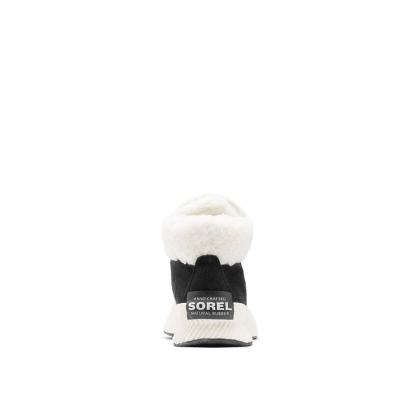 Sorel Out N About™ Iii Conquest 010 Ladies Black & Seasalt Suede Waterproof Lace Up Ankle Boots-elevate your sole