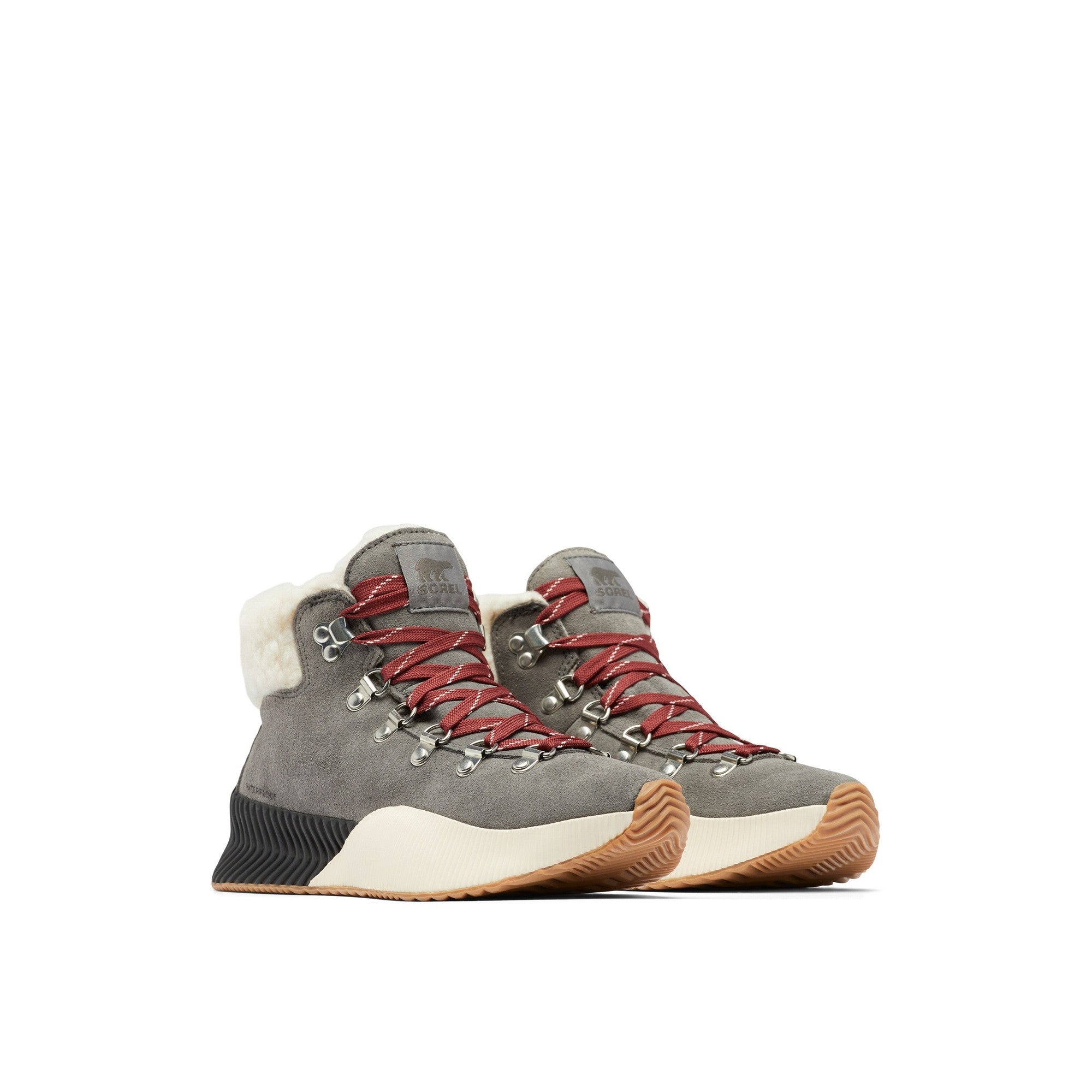 Sorel Out N About™ Iii Conquest 053 Ladies Quarry & Grill Suede Waterproof Lace Up Ankle Boots-elevate your sole