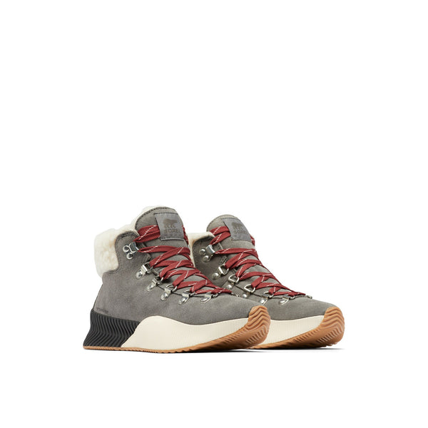 Sorel Out N About™ Iii Conquest 053 Ladies Quarry & Grill Suede Waterproof Lace Up Ankle Boots-elevate your sole