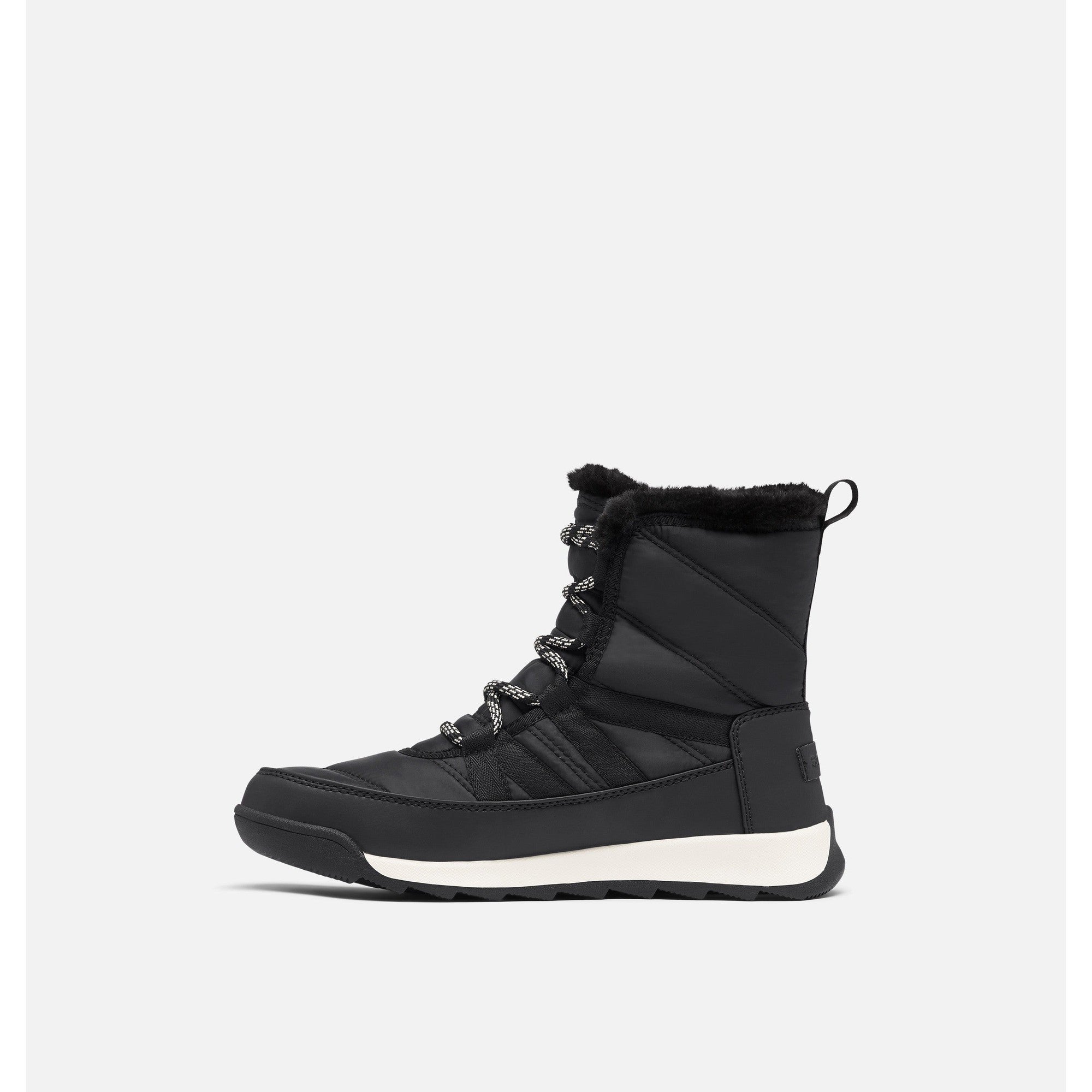 Sorel Whitney™ Ii Short Lace 010 Ladies Black Nylon Waterproof Lace Up Ankle Boots-elevate your sole