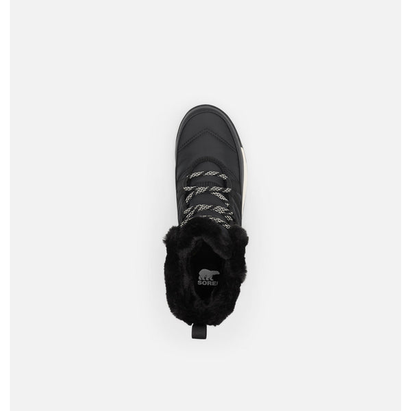 Sorel Whitney™ Ii Short Lace 010 Ladies Black Nylon Waterproof Lace Up Ankle Boots-elevate your sole