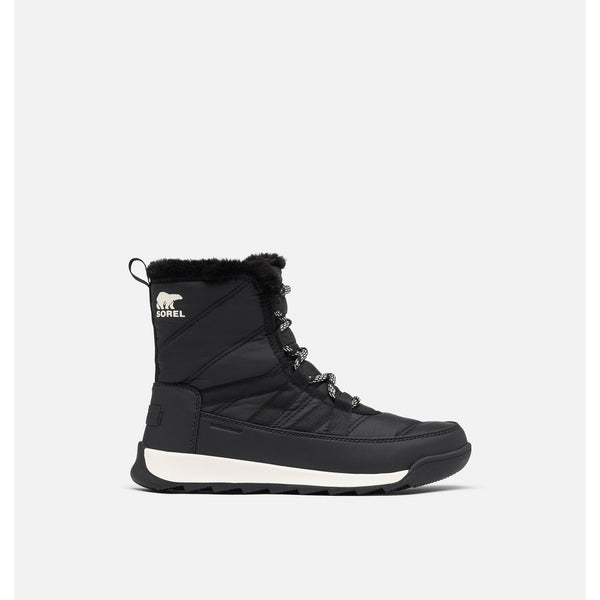 Sorel Whitney™ Ii Short Lace 010 Ladies Black Nylon Waterproof Lace Up Ankle Boots-elevate your sole