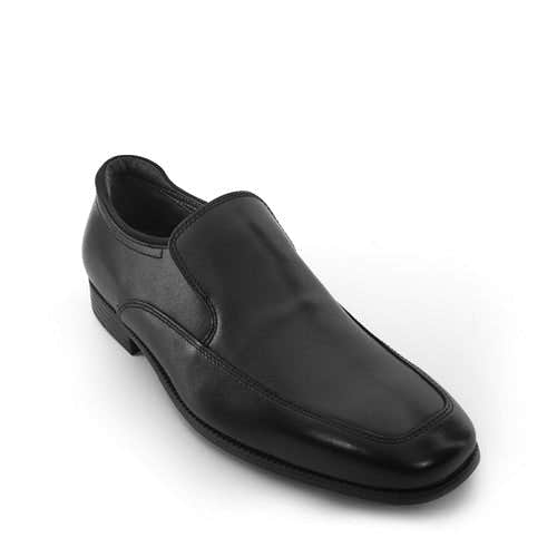 Start-Rite College Boys Black Leather Slip On School Shoes-elevate your sole