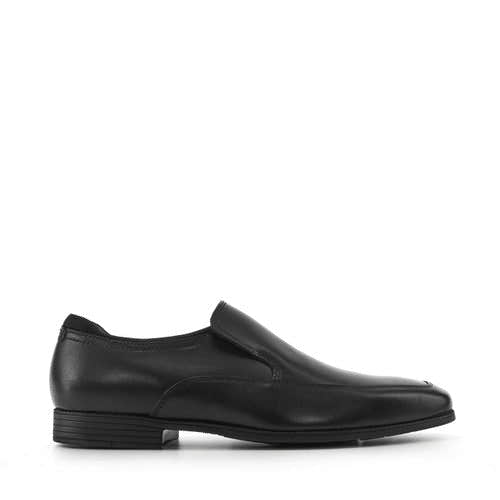 Start-Rite College Boys Black Leather Slip On School Shoes-elevate your sole