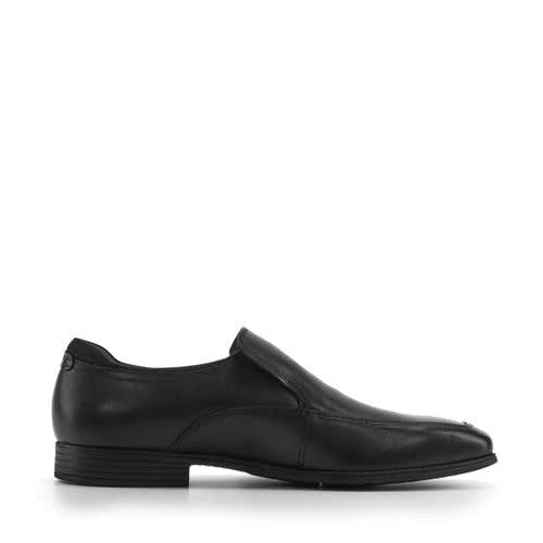 Start-Rite College Boys Black Leather Slip On School Shoes-elevate your sole